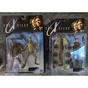 The X-Files Fight the Future Series 1 Lot – Agent Mulder & Attack‎ Alien Figures